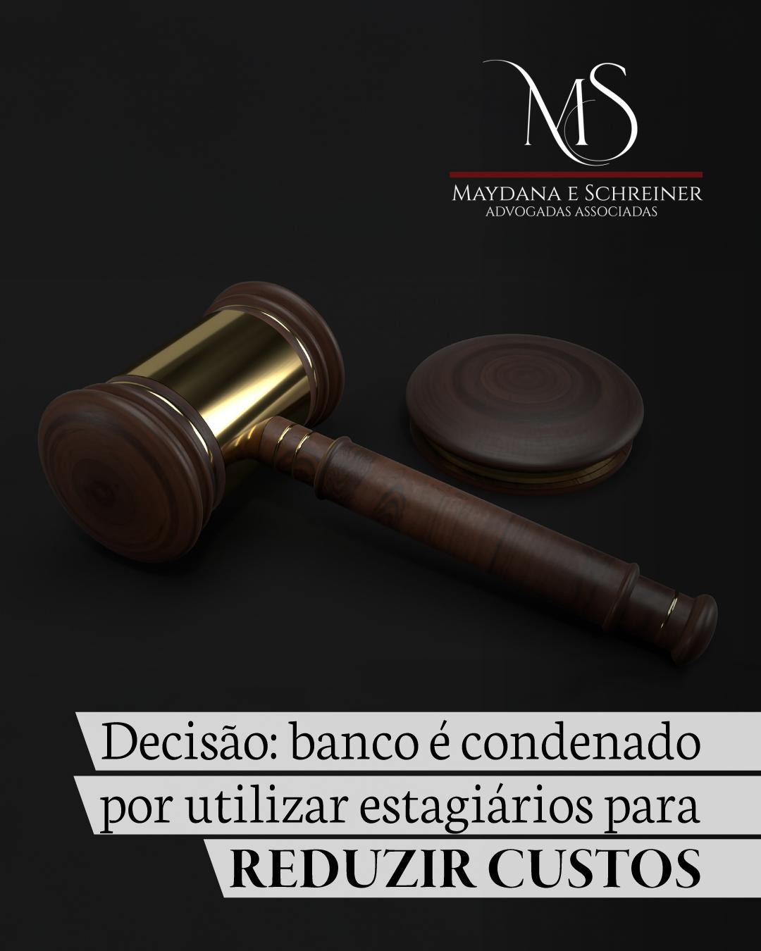 Publicação do Instagram: Uso de estagiários para reduzir custos