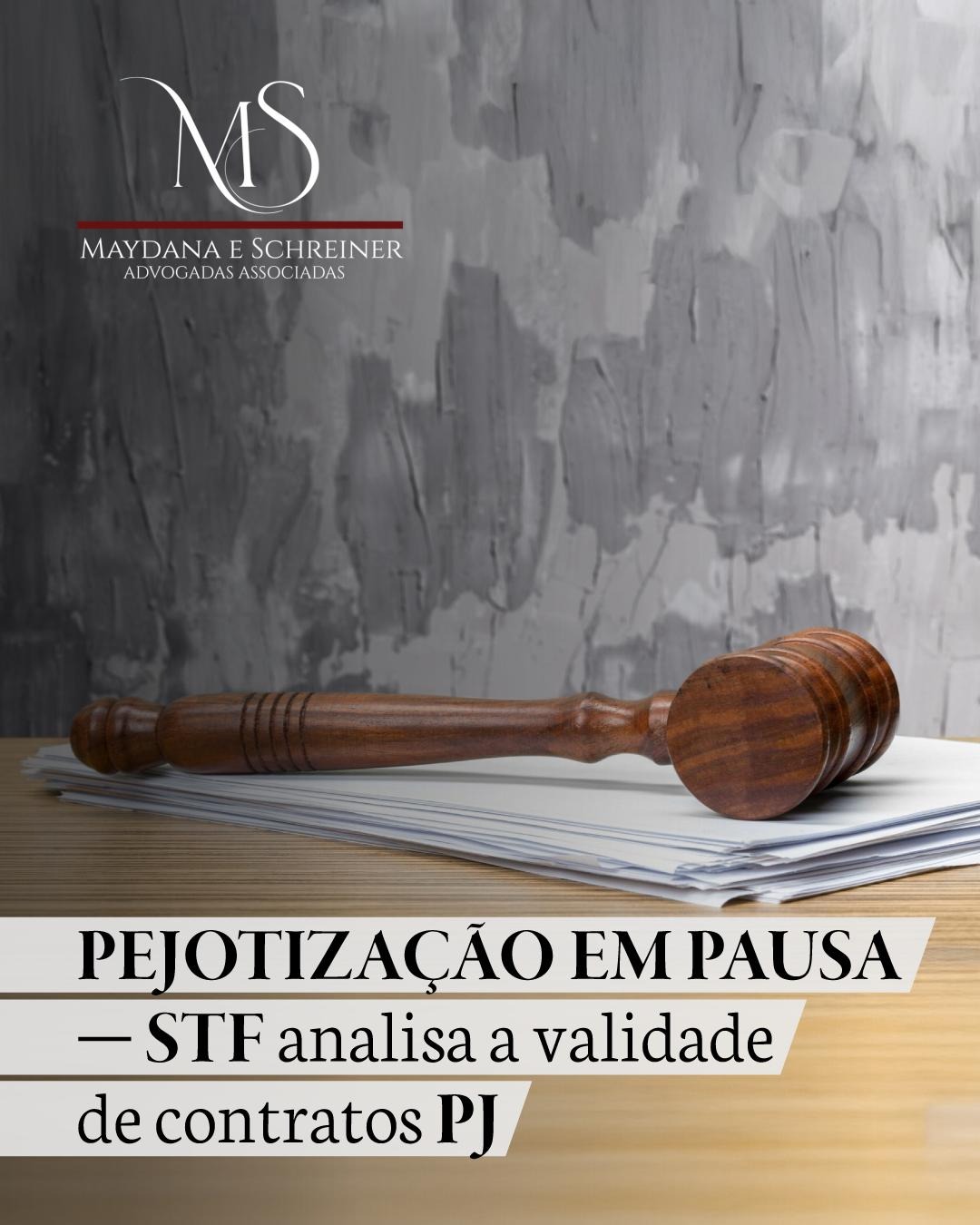 Publicação do Instagram: Pejotização em pauta no STF